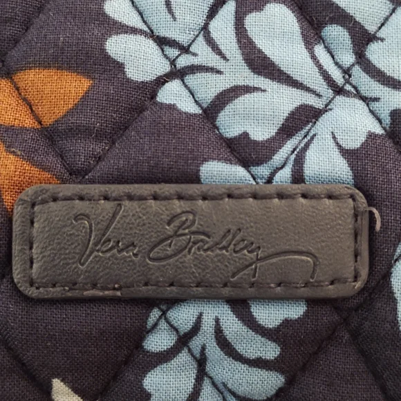 Vera Bradley Blue Floral Small Cosmetic Bag - Picture 4 of 15